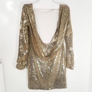 Vintage Dygarni of California Gold Dress